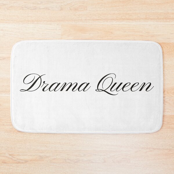 Item preview, Sassy Drama Queen Calligraphy Design in Black Text designed and sold by KikiValley.