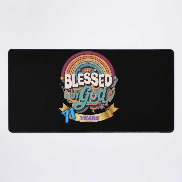 Item preview, BLESSED BY GOD 71 YEARS designed and sold by carlos crane.