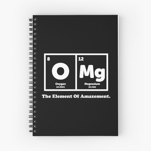 Item preview, OMG The Element Of Amazement - Science Humor designed and sold by ScienceCorner.