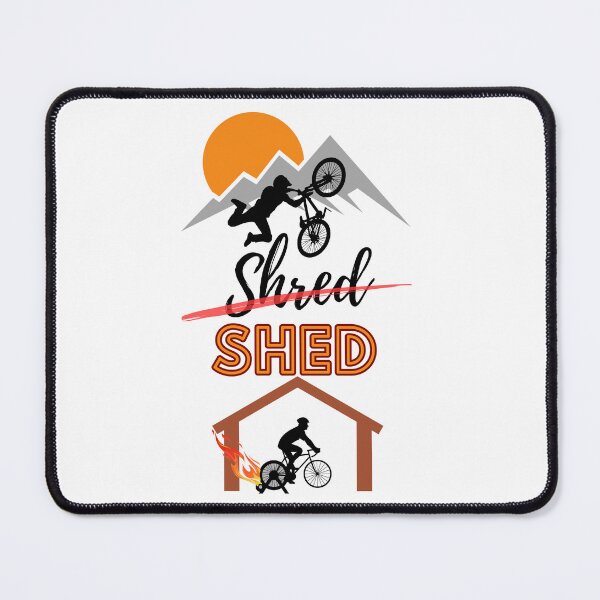 Item preview, Shred - shed turbo trainer - winter pain cave base training cyclist design designed and sold by Alyn8.