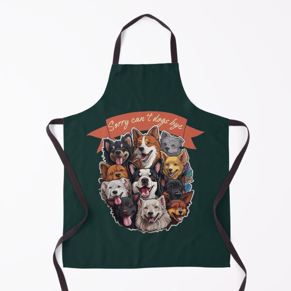 Item preview, Capture Canine Chaos with 'Sorry Can't Dogs Bye' - Premium Dog Sticker for Animal Enthusiasts designed and sold by AzottoShop.