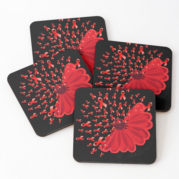 Item preview, Falth Hope World AIDS Day Awareness Daisy Flower Red Support designed and sold by EagmianPheolea.