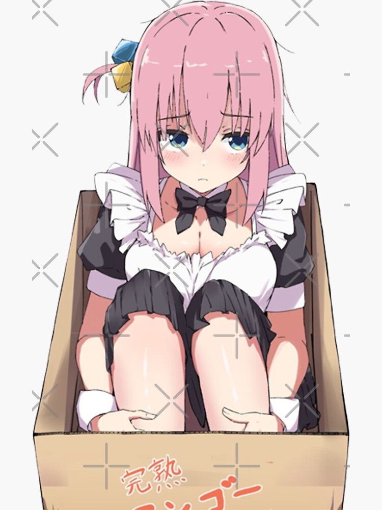 Aperçu 3 sur 3. Sticker avec l'œuvre Gotou Hitori - Bocchi le rocher créée et vendue par Theodorelmuller.