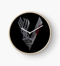 Wikinger HD Logo Uhr