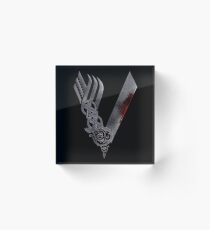 Vikings HD logo Acrylic Block