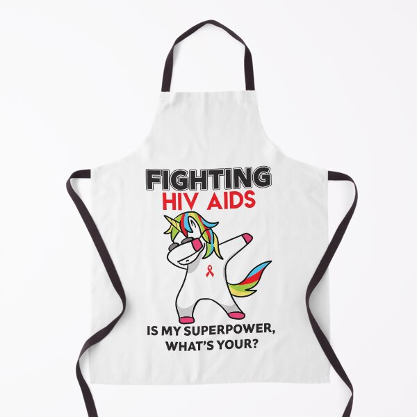 Item preview, Fighting HIV AIDS Is My Superpower HIV Awareness Unicorn designed and sold by defabiosofxs.