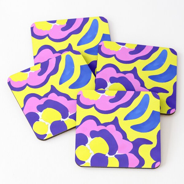 Item preview, Oversized retro flowers in 70s style designed and sold by SophieClimaArt.