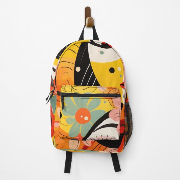 Item preview, Yellow Abstract Female Face with Flowers designed and sold by GulDesignCo.