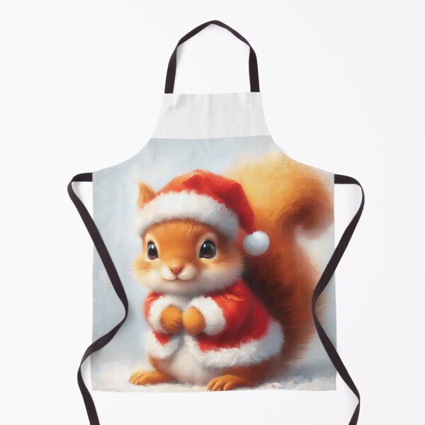 Item preview, squirrel in santa outfit designed and sold by KateBlakeO.