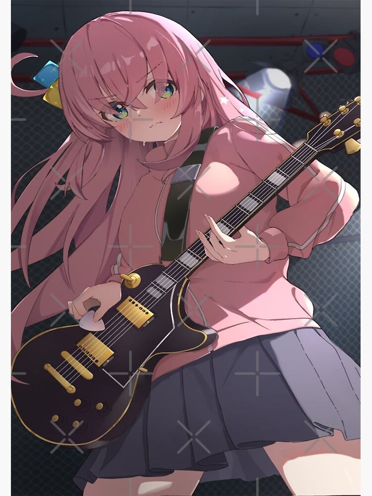Aperçu 3 sur 3. Sticker avec l'œuvre Gotou Hitori - Bocchi le rocher créée et vendue par Theodorelmuller.
