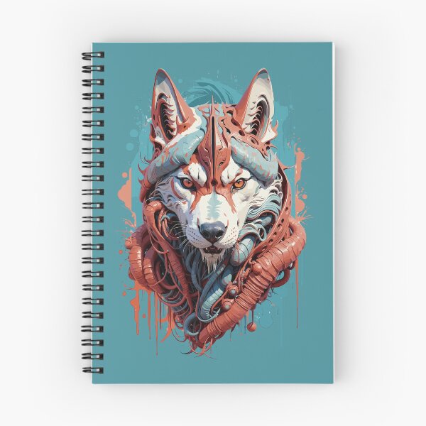 Item preview, Futuristic Biopunk Siberian Husky Dog designed and sold by faunathreads.