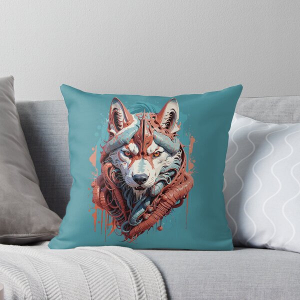 Item preview, Futuristic Biopunk Siberian Husky Dog designed and sold by faunathreads.