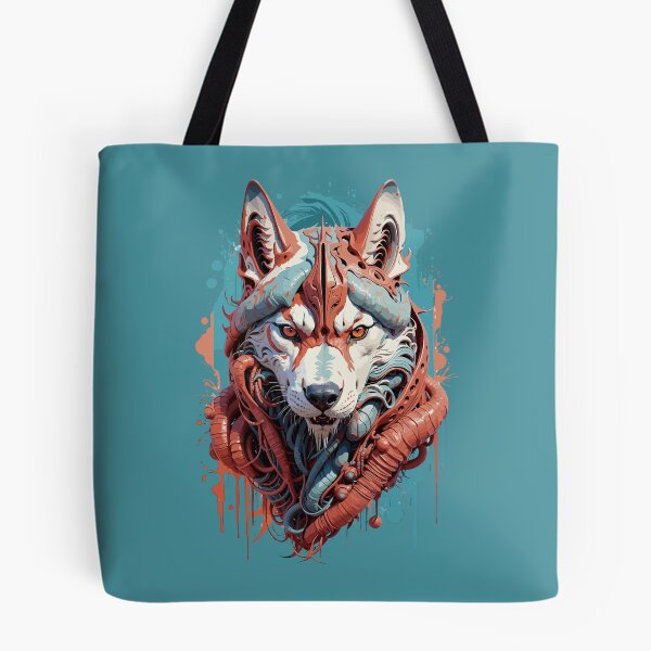 Item preview, Futuristic Biopunk Siberian Husky Dog designed and sold by faunathreads.
