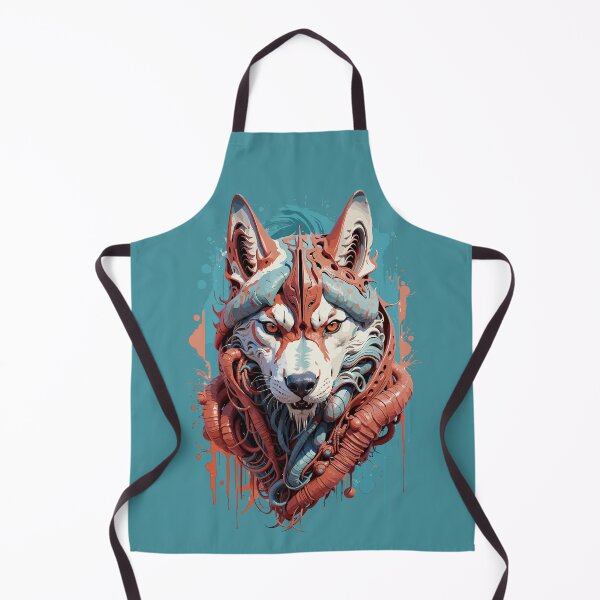 Item preview, Futuristic Biopunk Siberian Husky Dog designed and sold by faunathreads.