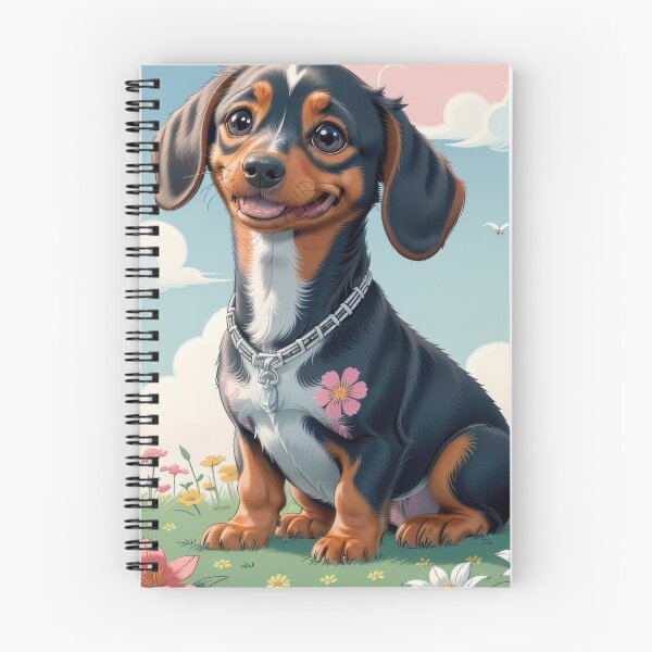Item preview, Adorable Dachshund dog beautiful colorful landscape designed and sold by Tio-Tecun.
