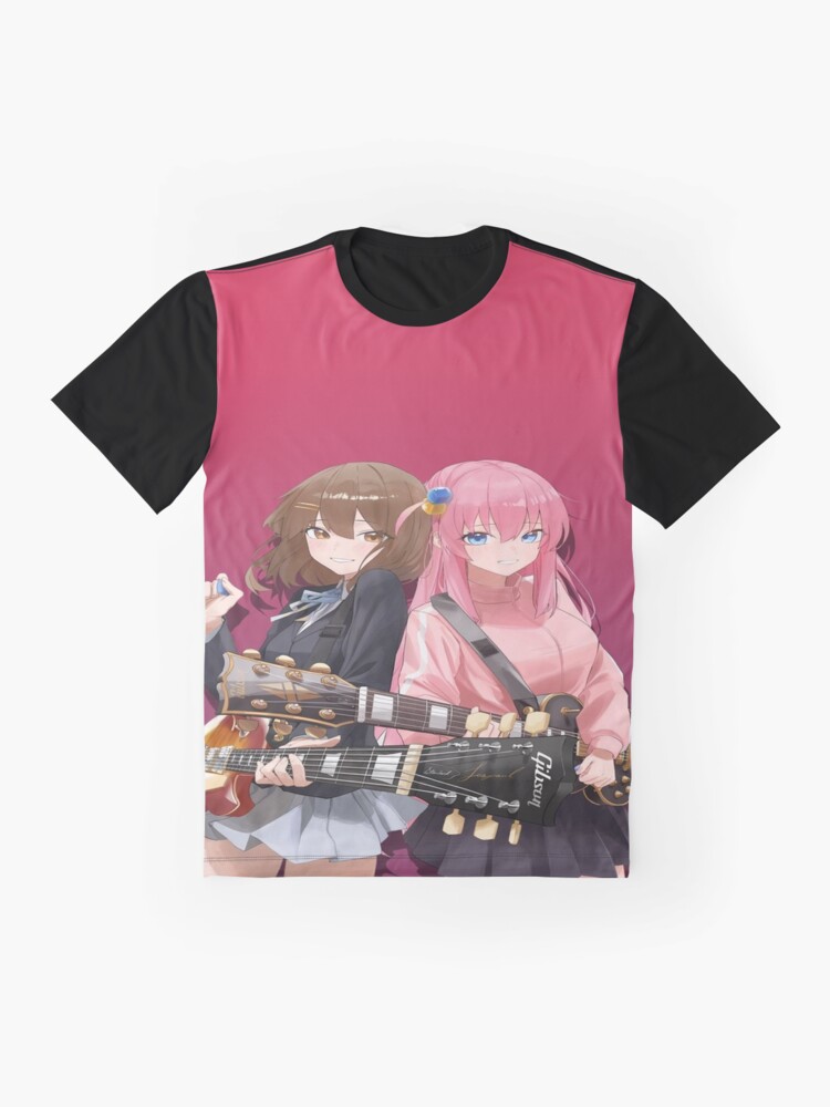 Aperçu 4 sur 5. T-shirt graphique avec l'œuvre Gotou Hitori - Bocchi le rocher créée et vendue par Theodorelmuller.