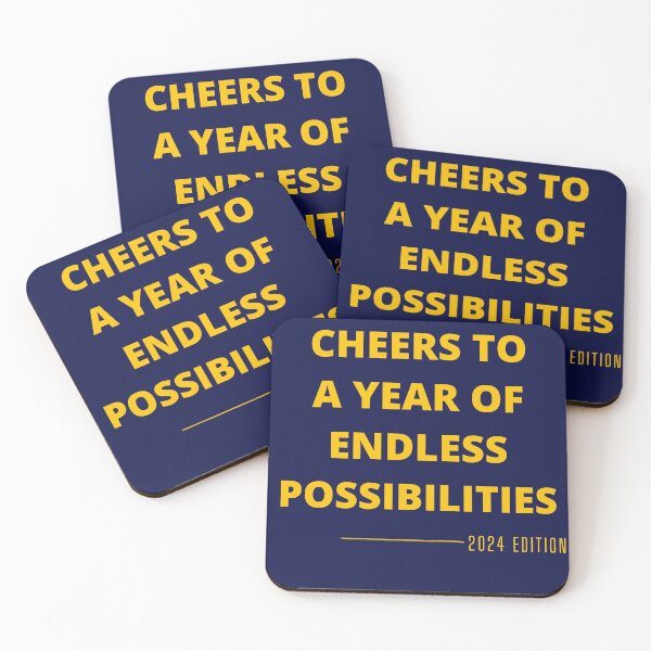 Item preview, Cheers to the new year, and to all the possibilities ahead. designed and sold by cheers2cheers.