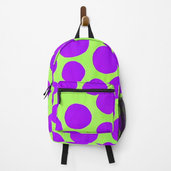 Item preview, Purple spots on lime green designed and sold by SophieClimaArt.