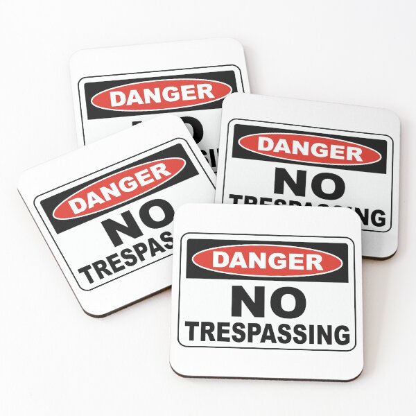 Item preview, No Trespassing - Danger Sign designed and sold by safetysignprod.