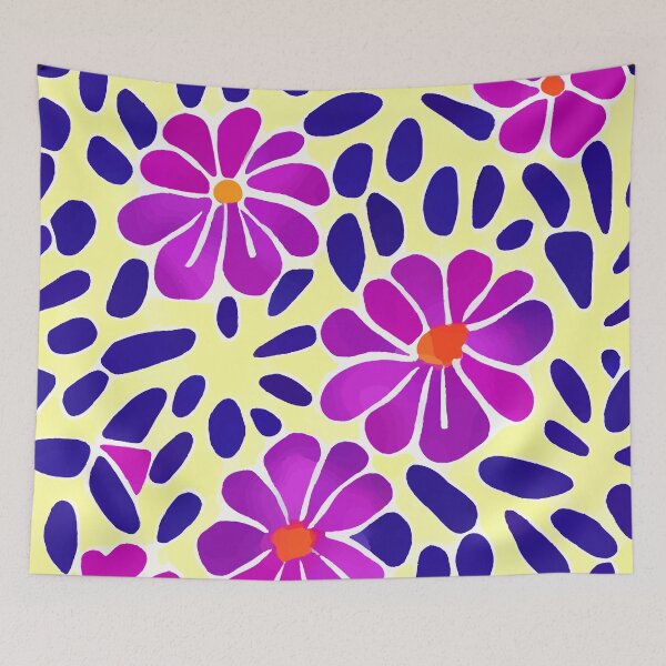Item preview, Large scale, mid-century oversized florals designed and sold by SophieClimaArt.