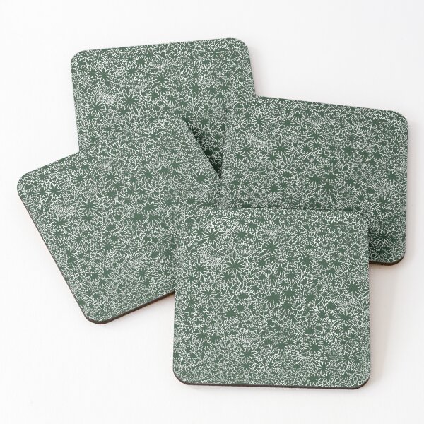 Item preview, Dark Green Flower Power designed and sold by traveleroama.