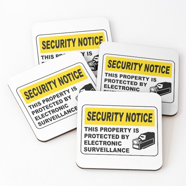 Item preview, This Property is Protected by Electric Surveillance - Security Notice designed and sold by safetysignprod.