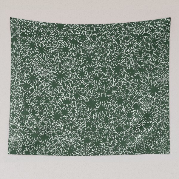 Item preview, Dark Green Flower Power designed and sold by traveleroama.