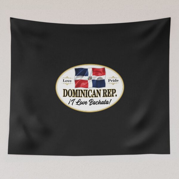 Item preview, I love bachata! - Flag of Dominican Republic designed and sold by obedtheartist.