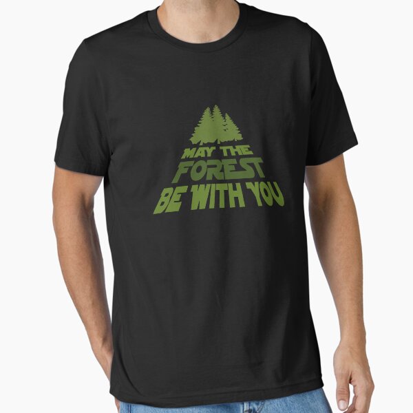 Item preview, May The Forest Be With You - Earth Day Star Wars Parody designed and sold by lookhumandesign.