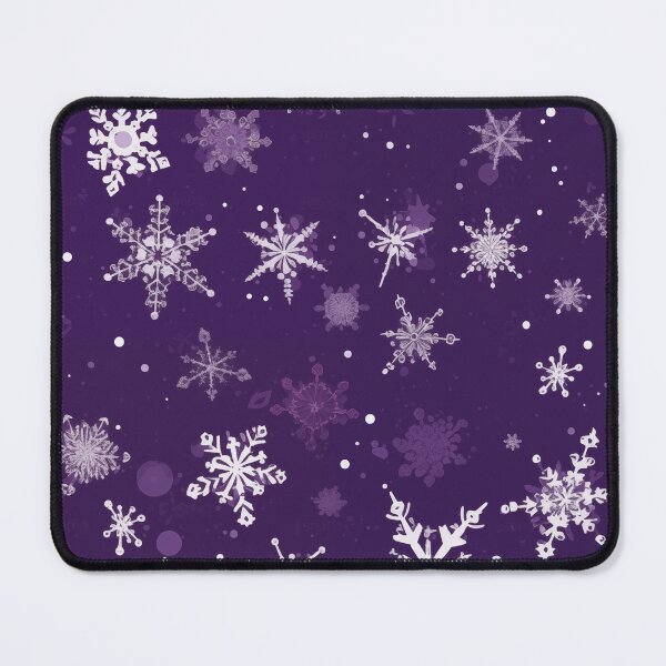 Item preview, CHRISTMAS  |  Snowflakes on Purple designed and sold by RedHandedOD.