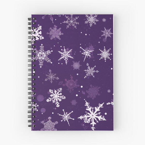 Item preview, CHRISTMAS  |  Snowflakes on Purple designed and sold by RedHandedOD.