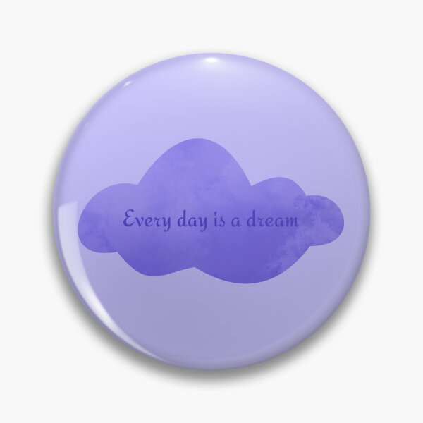 Item preview, Every day is a dream - Cute aesthetic purple cloud designed and sold by wonderxwander.