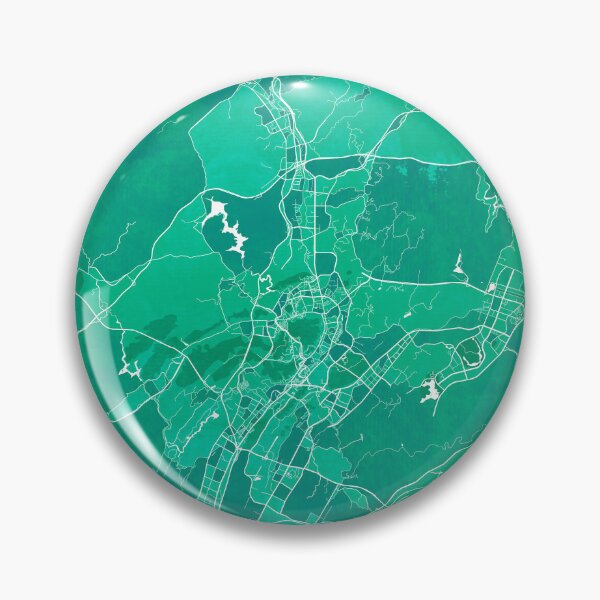 Item preview, Zunyi City Map of Guizhou, China - Watercolor designed and sold by deMAP.