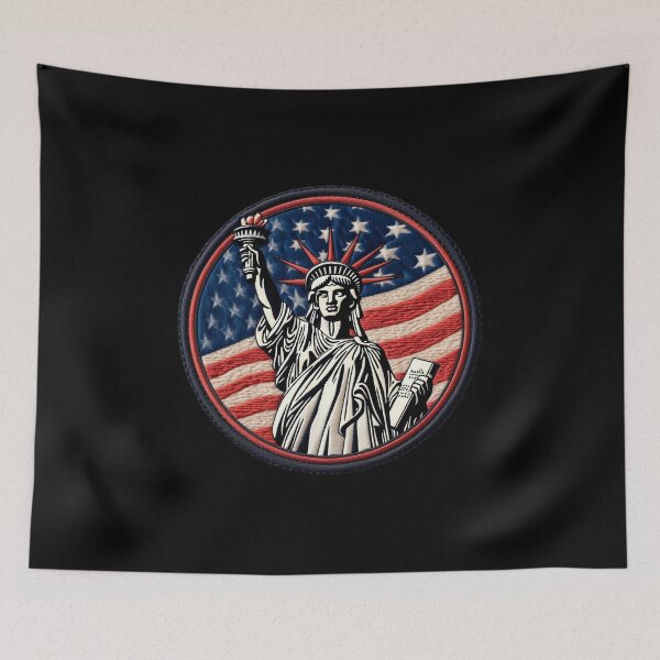 Item preview, Lady Liberty Illustration designed and sold by Master-Print.