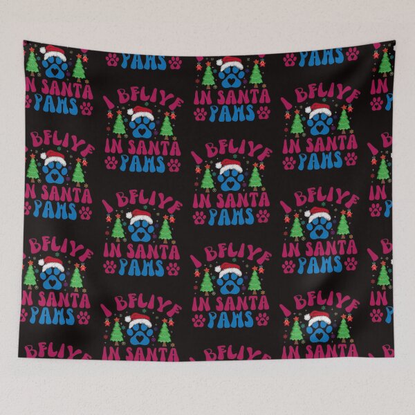 Item preview, I BELIVE IN SANTA PAWS designed and sold by marfanna.