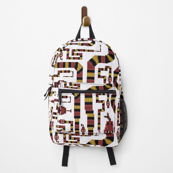 Item preview, Coral sneaky snake pixel pattern. White, Large designed and sold by SamohtCreates.