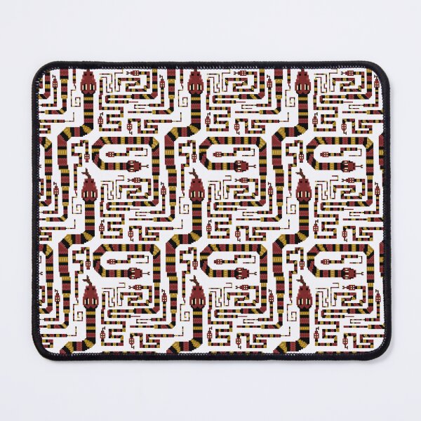 Item preview, Coral sneaky snake pixel pattern. White, Small designed and sold by SamohtCreates.