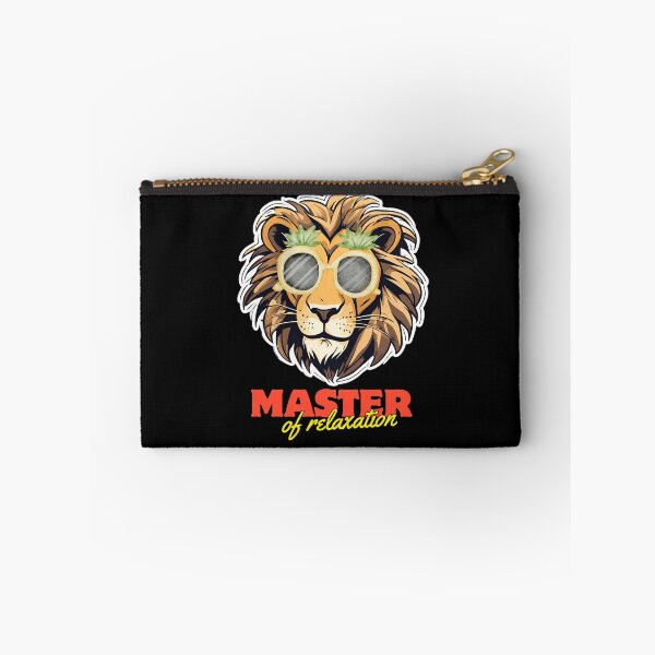 Item preview, Lion with sunglasses (master of relaxation) designed and sold by ViaNature.