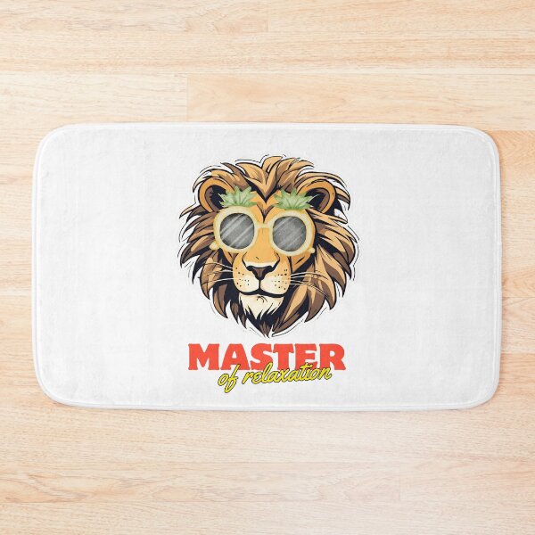 Item preview, Lion with sunglasses (master of relaxation) designed and sold by ViaNature.