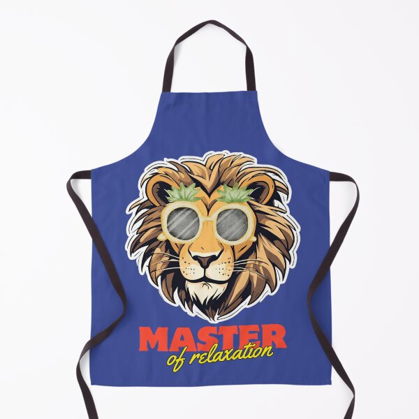 Item preview, Lion with sunglasses (master of relaxation) designed and sold by ViaNature.