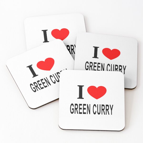 Item preview, I ❤️ GREEN CURRY I LOVE GREEN CURRY I HEART GREEN CURRY designed and sold by usernamenaijan.