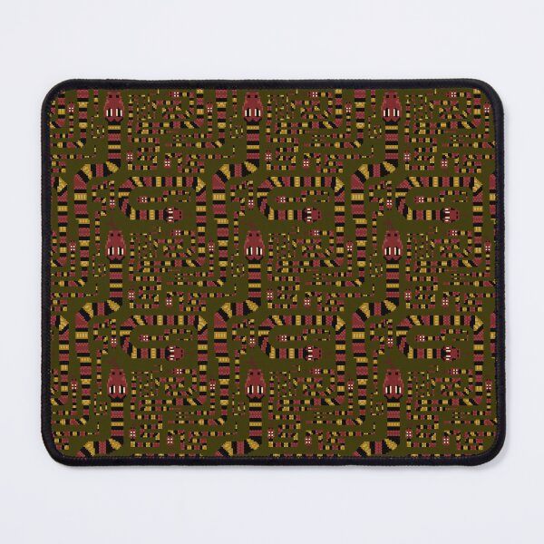 Item preview, Coral sneaky snake pixel pattern. Forest, Small designed and sold by SamohtCreates.
