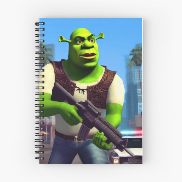 Item preview, Action Shrek - Ready for Brawl designed and sold by atikus.