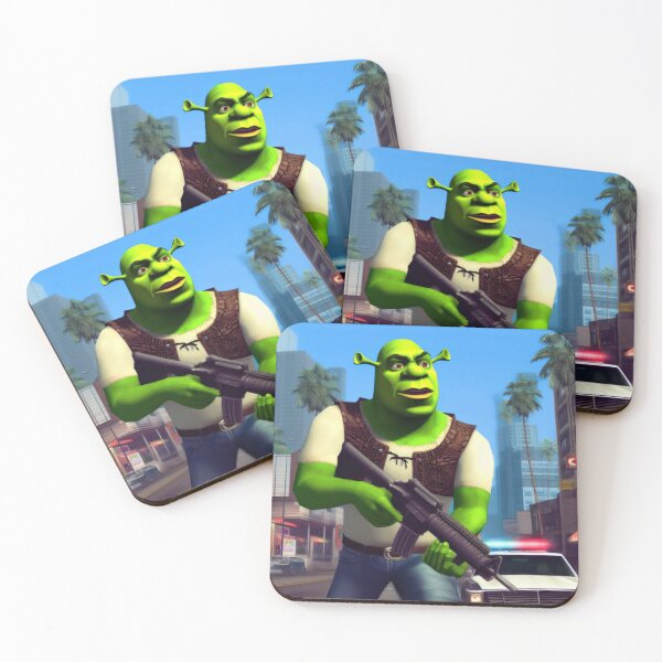 Item preview, Action Shrek - Ready for Brawl designed and sold by atikus.