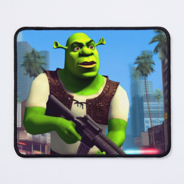Item preview, Action Shrek - Ready for Brawl designed and sold by atikus.