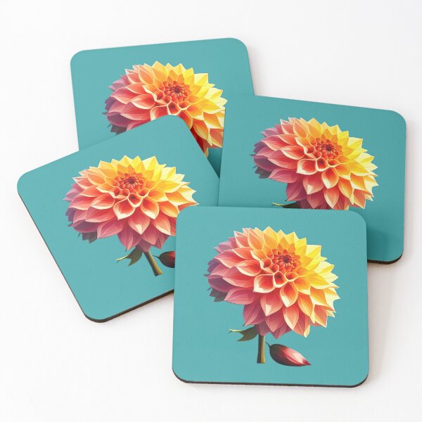 Item preview, Orange Dahlia designed and sold by PolygonXYZ.