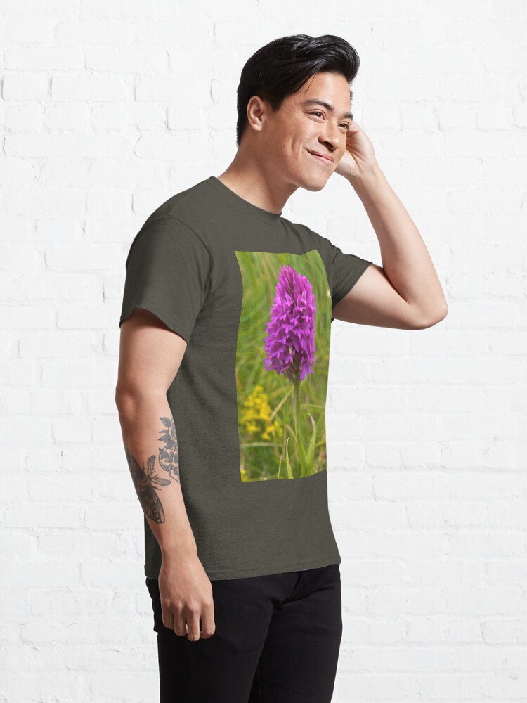 Alternate view of Pyramidal Orchid, Inishmore Classic T-Shirt