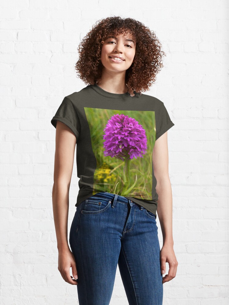 Alternate view of Pyramidal Orchid, Inishmore Classic T-Shirt