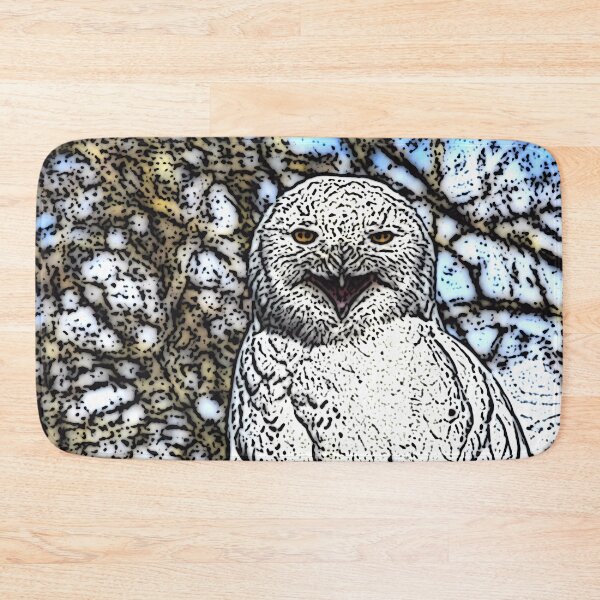 Item preview, Vintage Great White Owl designed and sold by notsweettea.