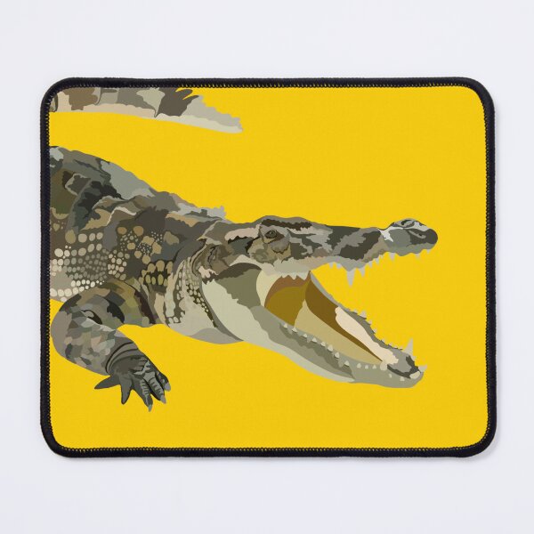 Item preview, C is for Crocodile,Crocodile Artwork – Powerful Reptile Illustration and Wildlife Design designed and sold by PrettylittlepastelUk.